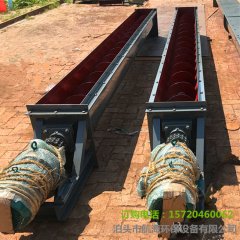 供应螺旋输送机 U型管式无轴螺旋污泥输送机